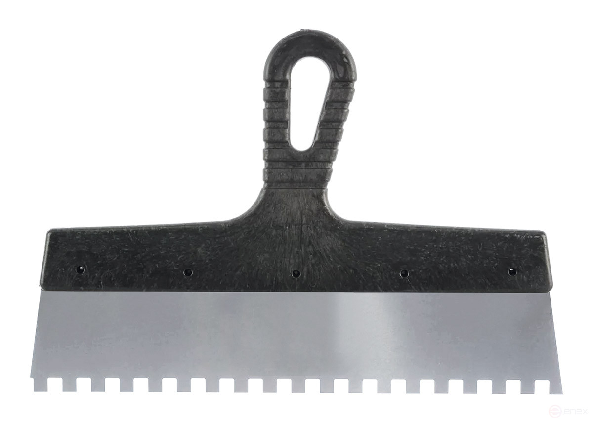 Toothed spatula "Standard" (blade width 600 mm), tooth 8 mm
