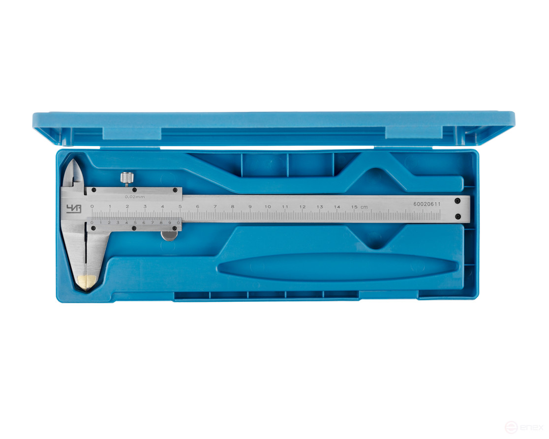 Vernier caliper marking SHTSRT I - 150 0.02 with carbide jaws CHEESE