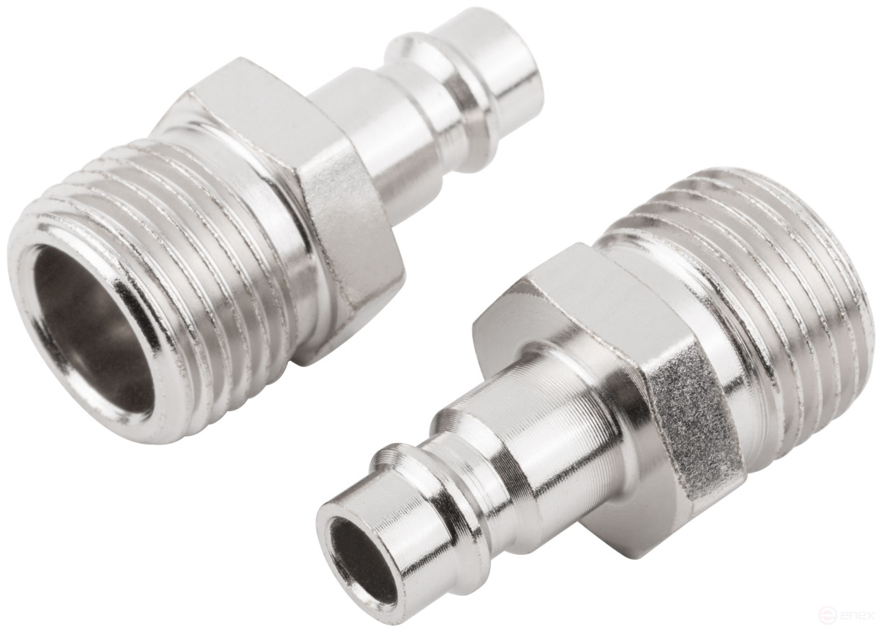 Адаптеры универсальные с внешней резьбой 1/2", 2 шт.