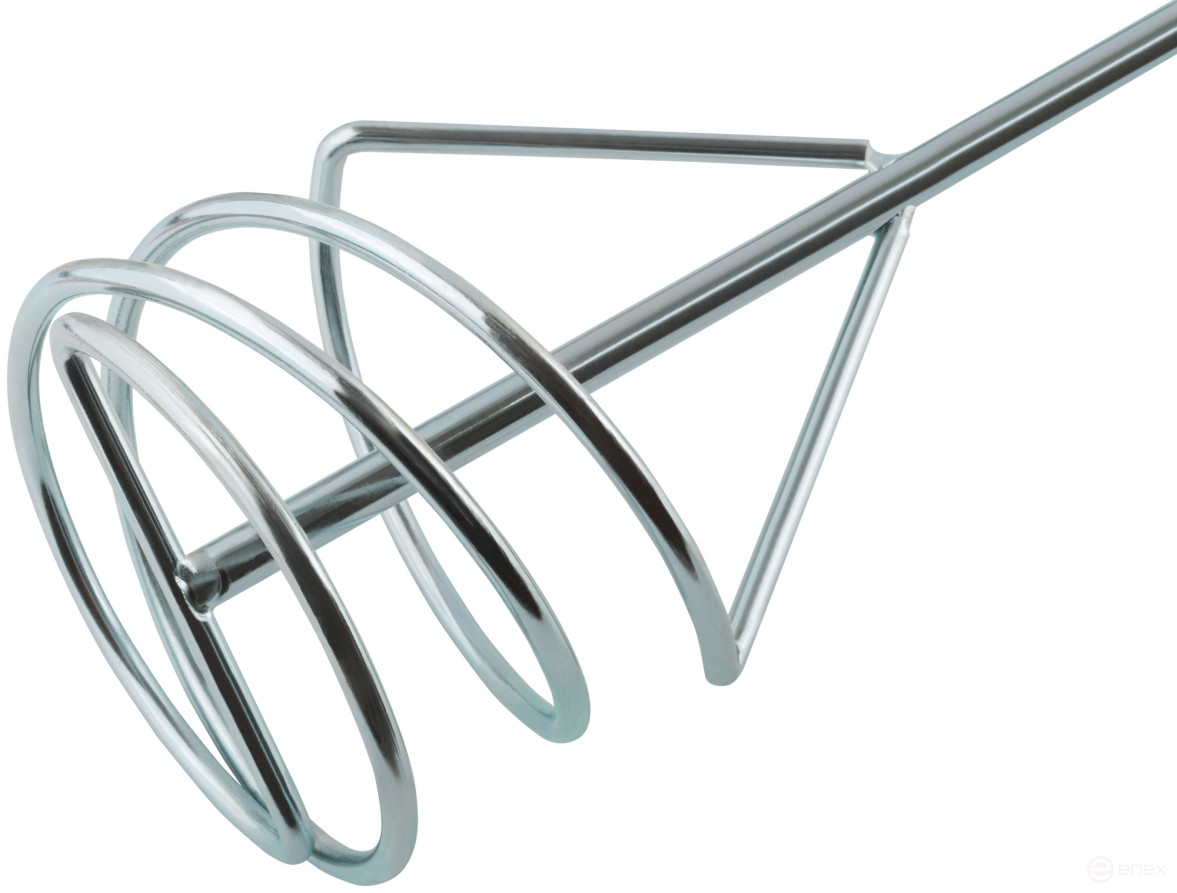 Миксер для строительных смесей оцинкованный Профи, хвостовик SDS-PLUS 120х600 мм