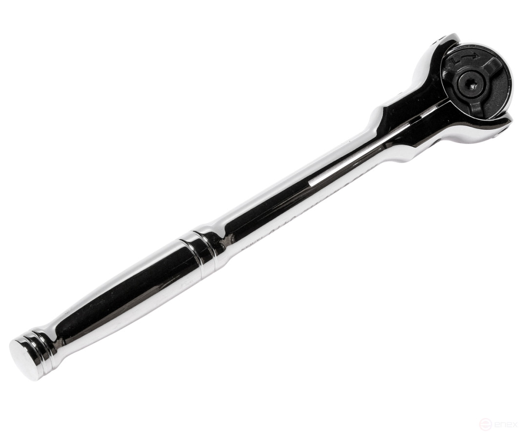 Ключ трещотка 3/8" 72 зуба 227мм шарнирный металлическая рукоятка JTC