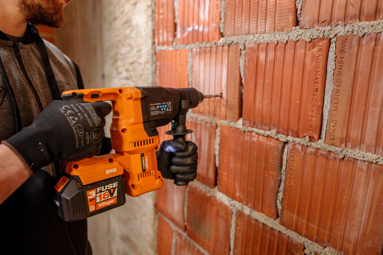 Cordless rotary hammer Villager VLP 0320 without battery, 5100 rpm