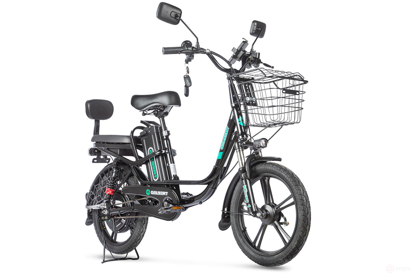 Электровелосипед Gelbert Khan 1, черный