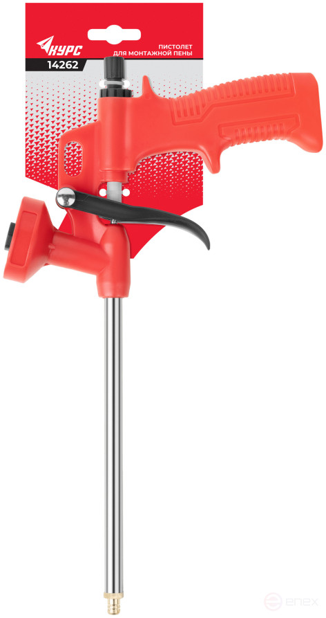 Mounting foam gun, plastic housing