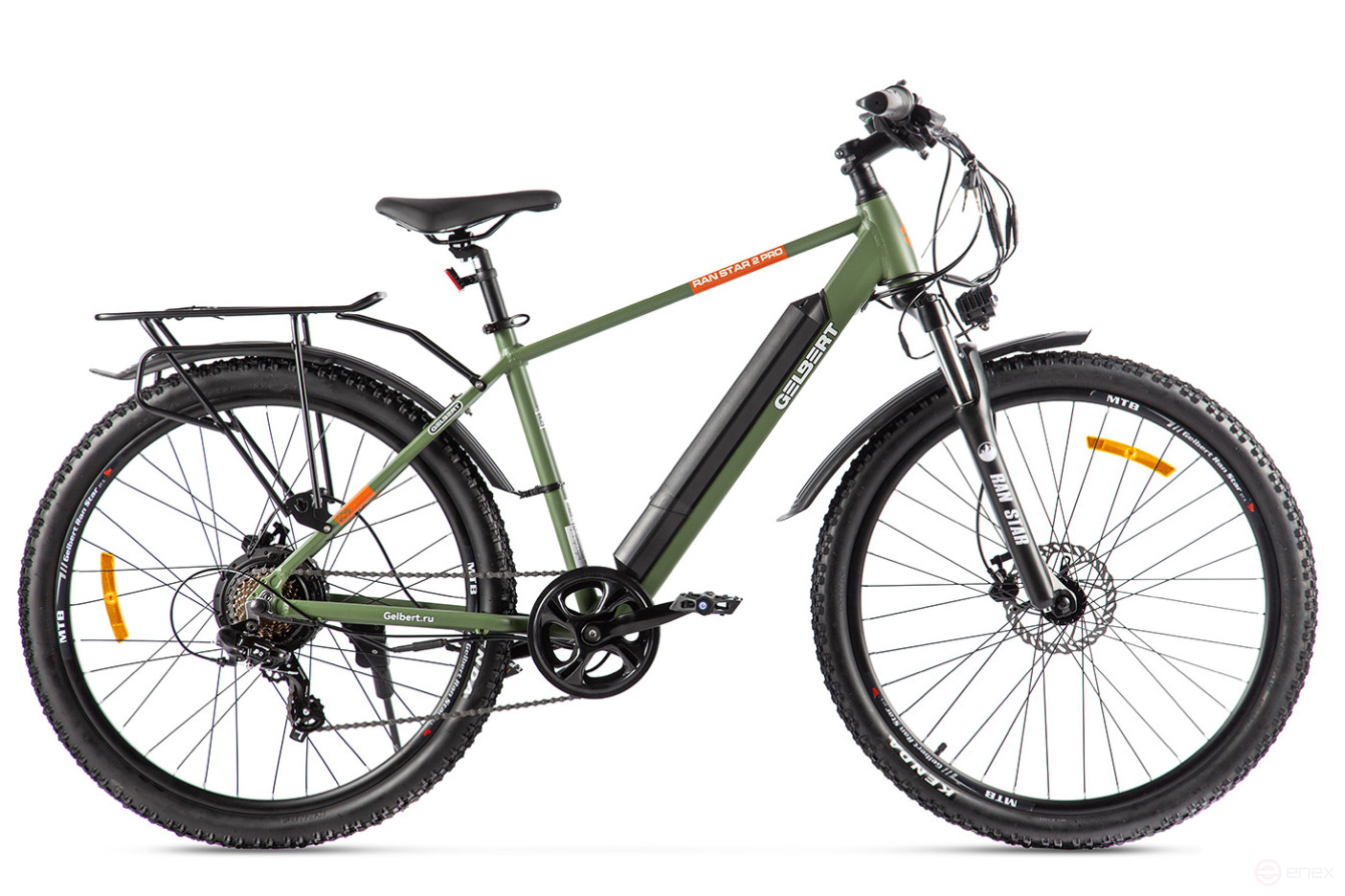Электровелосипед Gelbert Ran Star 2 PRO, серый