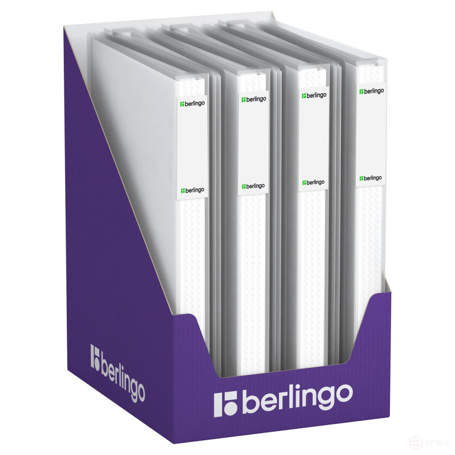 Folder with 60 Berlingo "No Secret" inserts, 30 mm, 700 microns, translucent, with an inner pocket