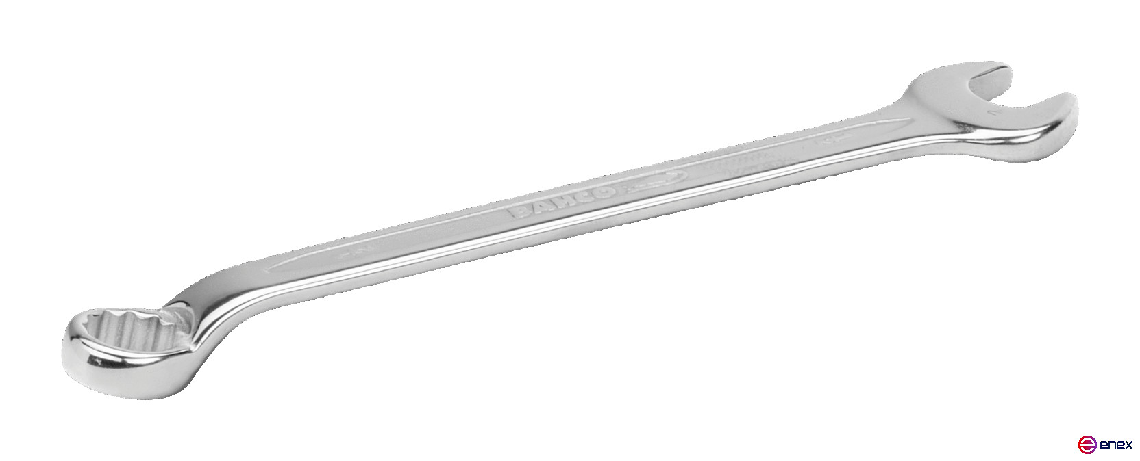 Ключ комбинированный изогнутый 1/4, хромированный