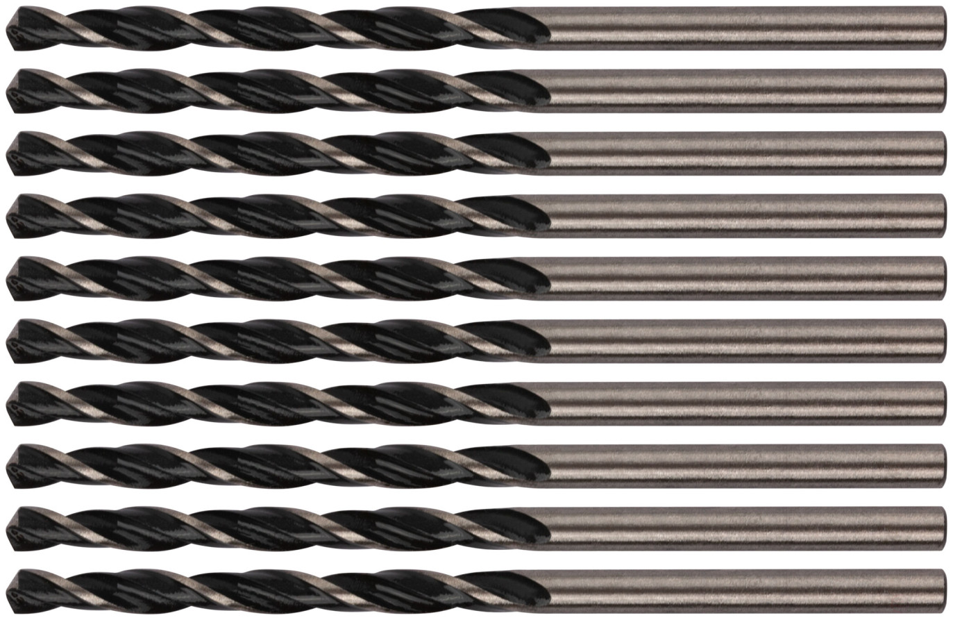 Metal drills HSS black 3,0x61 mm (10 PCs)