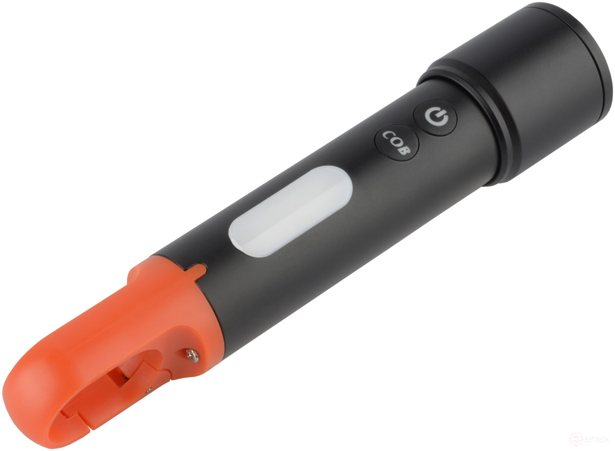 Фонарь светодиодный универсальный фокусируемый 600Lm Li-ion 1200mAh (АвтоDело) 44361