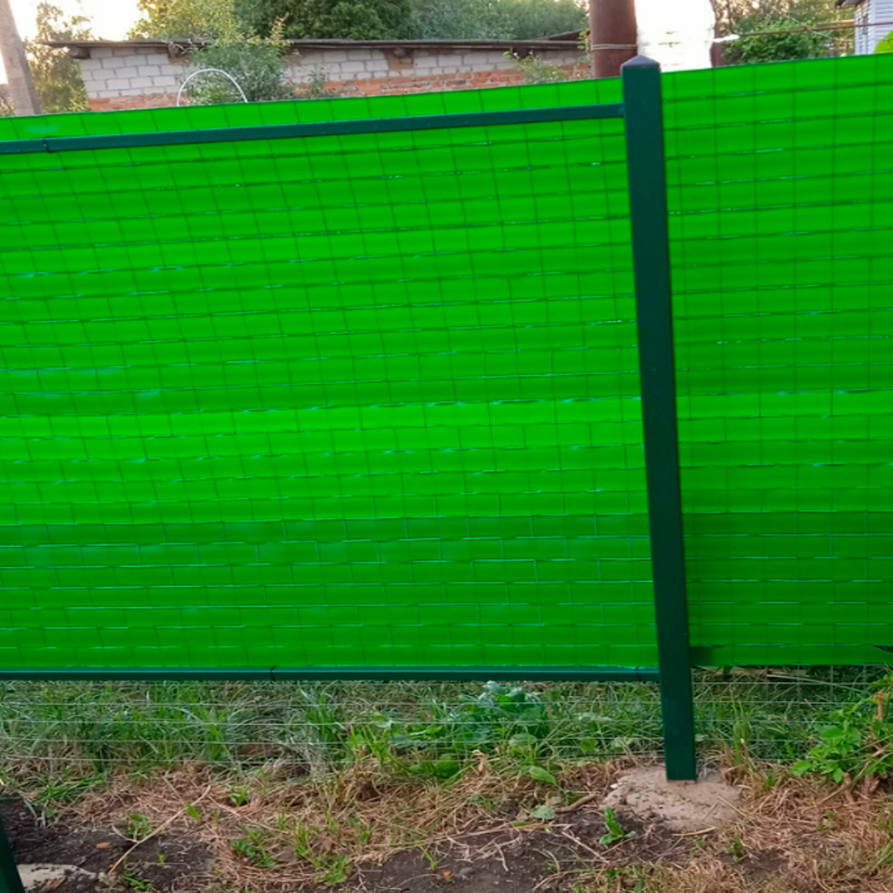 Fence tape 48mm length 50m green without clips