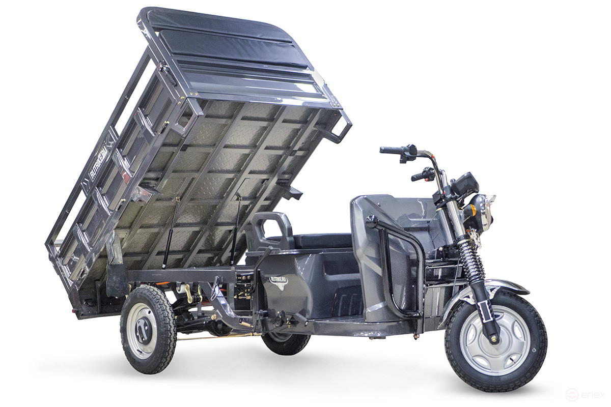 Грузовой электротрицикл Rutrike D4 NEXT II 60V1500W, зеленый