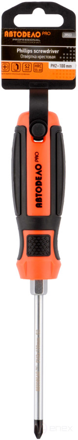 Phillips screwdriver "Avtodor PRO" PH2x 100mm (39553)