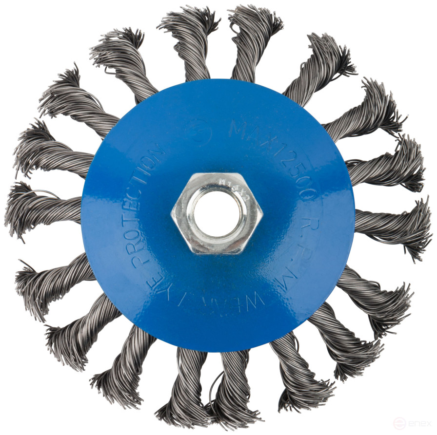 Cornice, type "wheel" with tilt, nut M14, steel twisted wire 115 mm