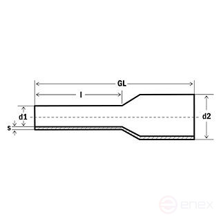 Гильза конечная изолированная (НШВИ), цвет жёлтый 25/16 (упак.5шт)
