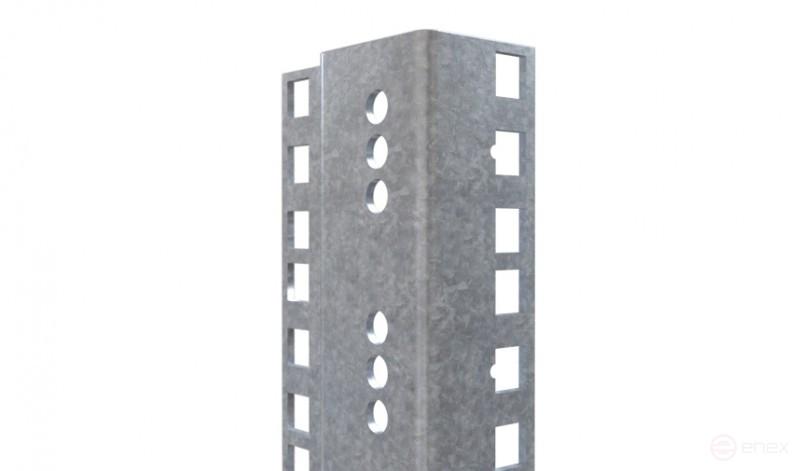 CTR19-47U-ZN 19" mounting profile 47U high, for TTB cabinets, galvanized (2 pcs. included)