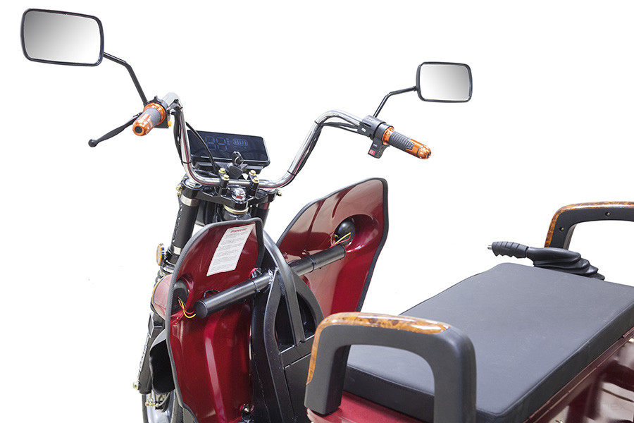 Грузовой электротрицикл Rutrike D4 1800 60V1500W, темно-серый