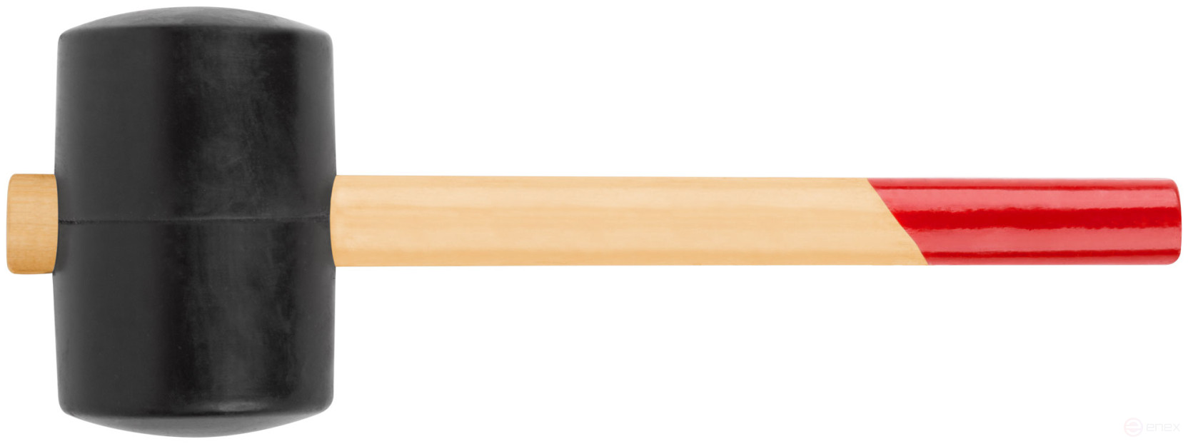 Rubber mallet, wooden handle 90 mm ( 1200 gr )