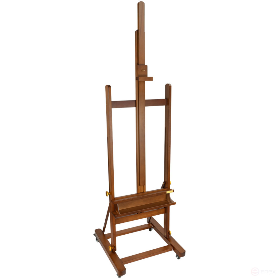 Easel outdoor studio Gamma "Old master", 59,5*59,5*190 (370) see, red lacquered beech
