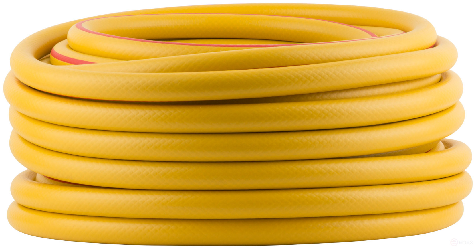 Three-layer reinforced irrigation hose, yellow 3/4" x 2.1 mm x 25 m
