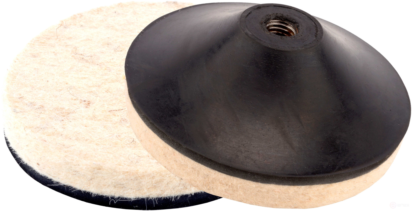 Насадка для УШМ с тонкошерстным войлоком D-125*10мм АвтоDело (8000 об/мин) 44055