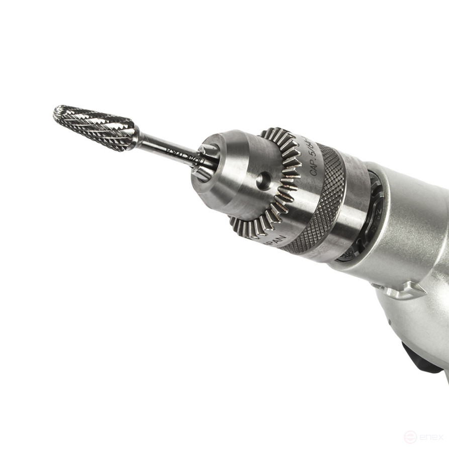 Борфреза твердосплавная ПРАКТИКА тип L коническая с закруглением,12 х 28 мм, хвостовик 6 м (644-559)