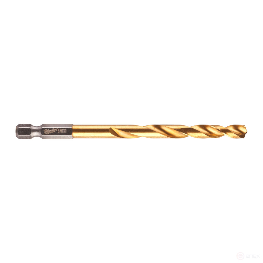 Metal drill bit RedHEX™ HSS-TiN 6.5mm