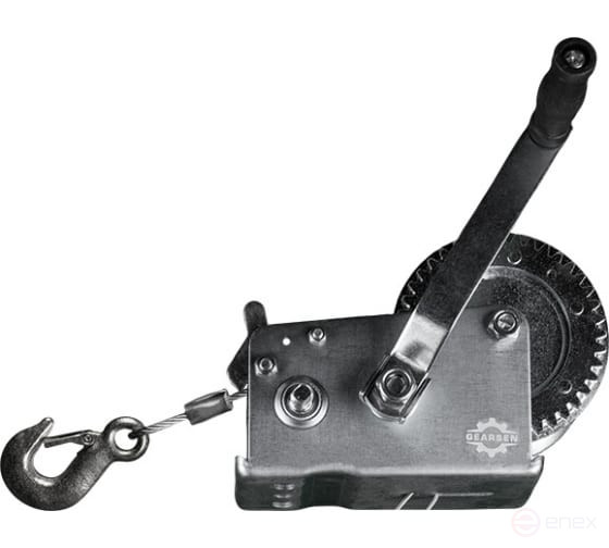 Лебедка ручная барабанная GEARSEN FD-1000 (1133кг, канат 10м)