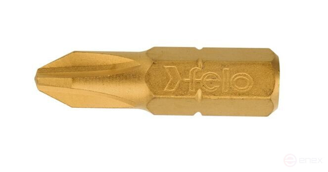 Felo Бита крестовая серия TiN PH 2X25, 10 шт 02202070