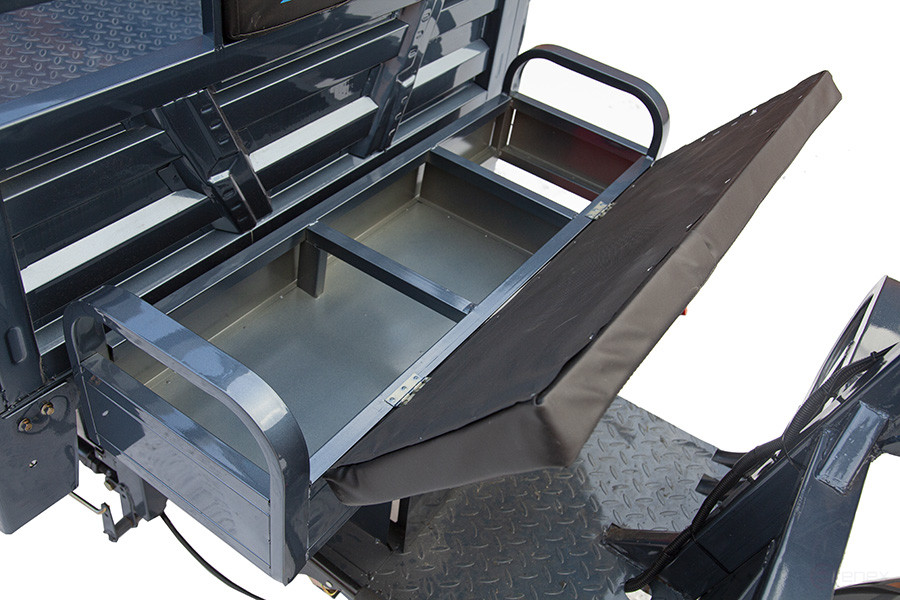 Cargo electric tricycle Rutrike Titan 2000 HYDRAULICS 60V1500W, grey