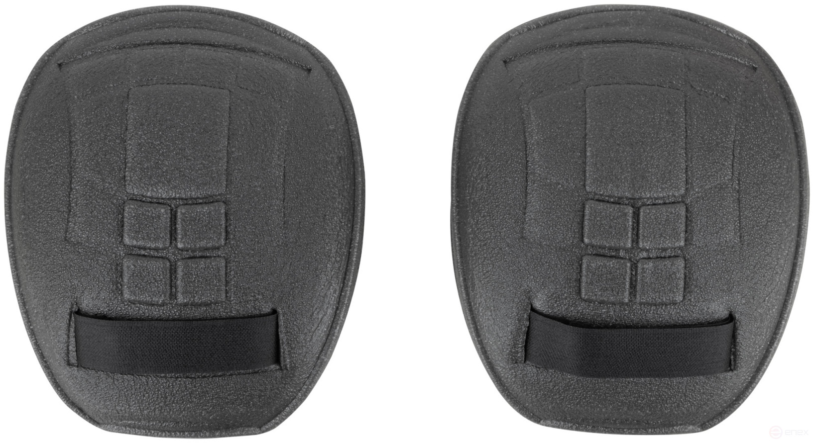 Knee pads are protective, foamed polyethylene
