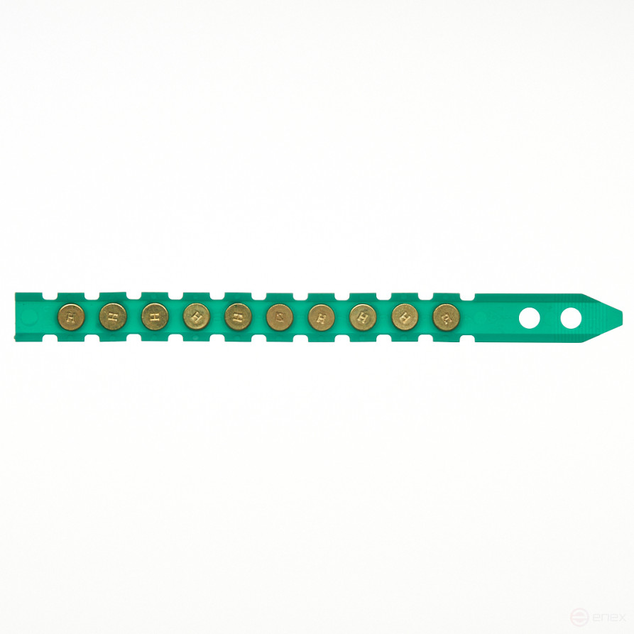 Монтаж. патрон в кассете К-3 для порох. монтаж. пистолетов (кал. 6,8х11 мм, зелен.,100 шт/уп) FEDAST