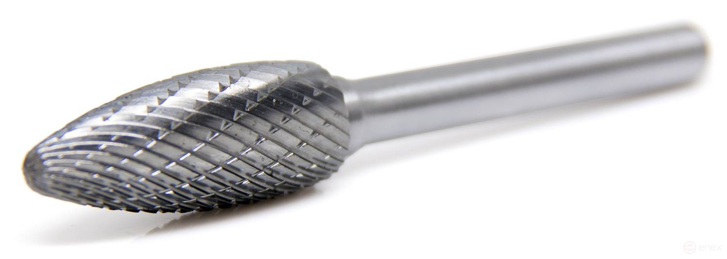 Борфреза твердосплавная Bohre пламевидная, тип H 10-25-М-06-L70