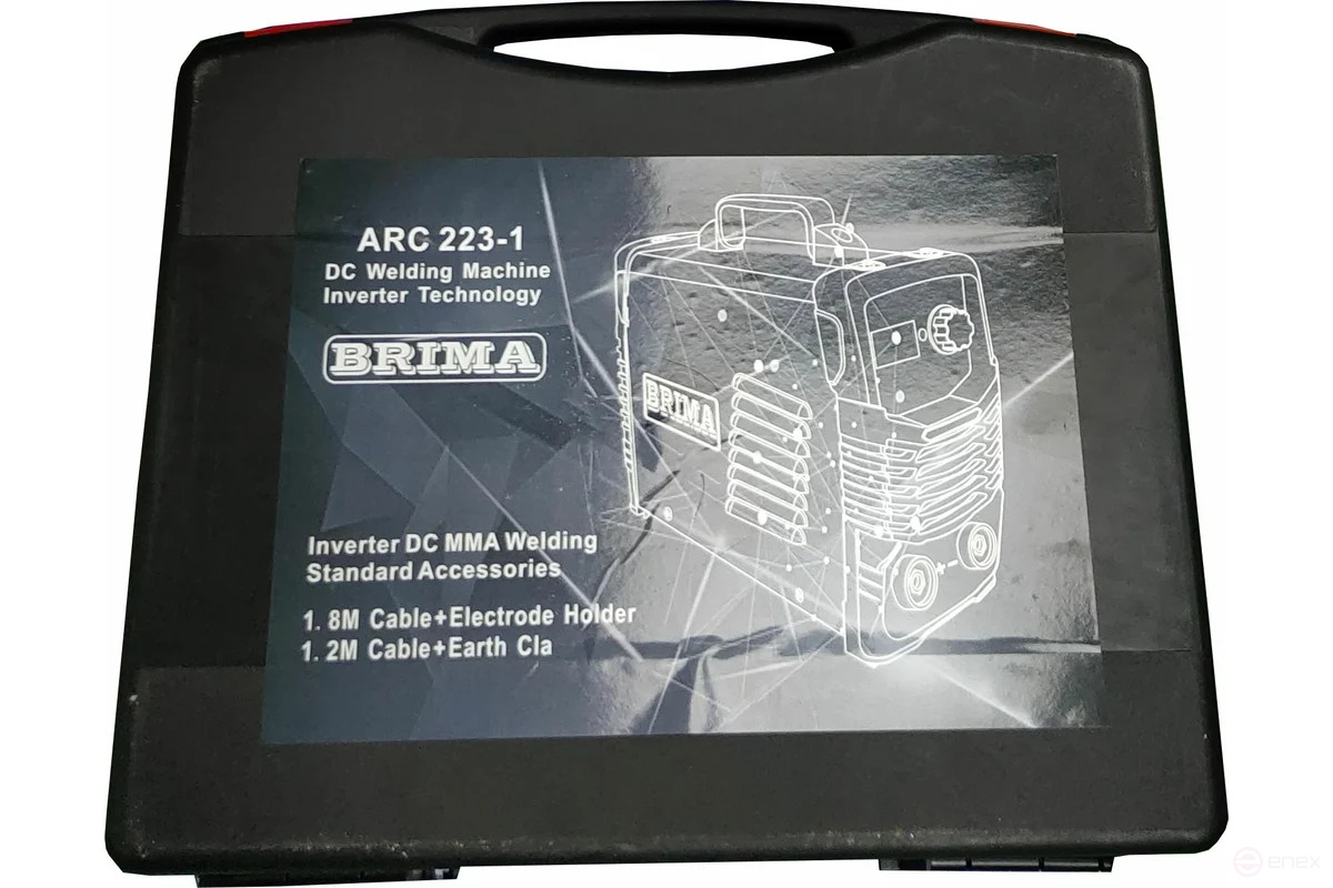 The BRIMA ARC-223-1 inverter unit in a case