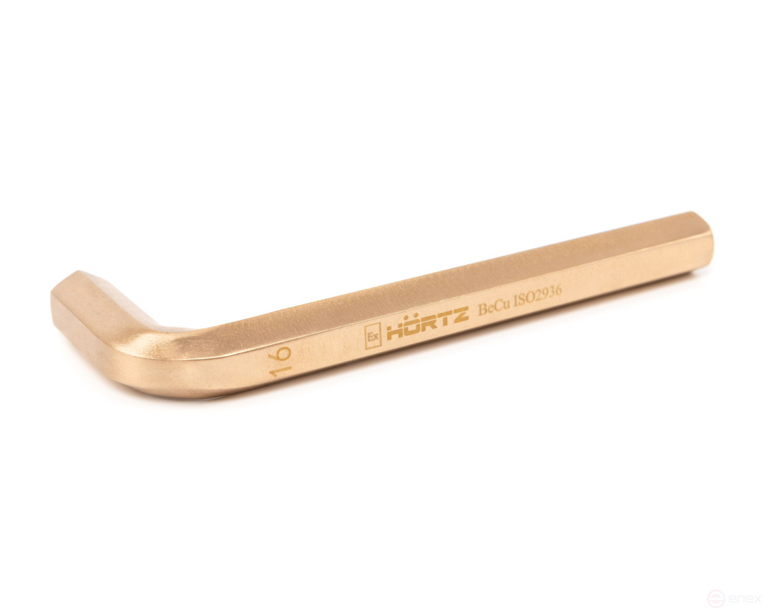 Hexagon wrench 16 intrinsically safe alloy BeCu 166-16, HORTZ
