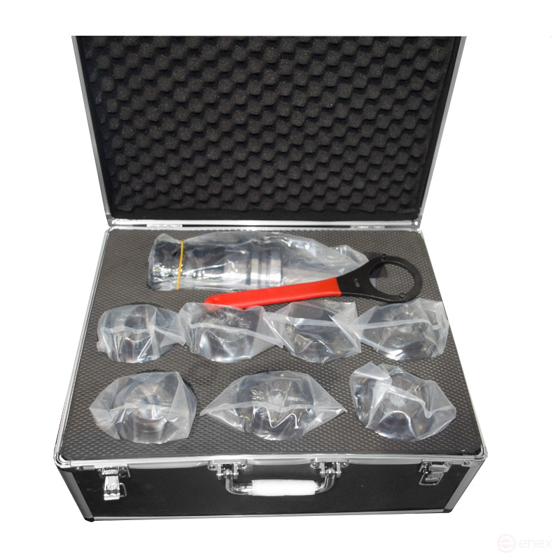 Патрон резьбонарезной BT50 М24-М42 с набором головок 7шт GT42 Beltools