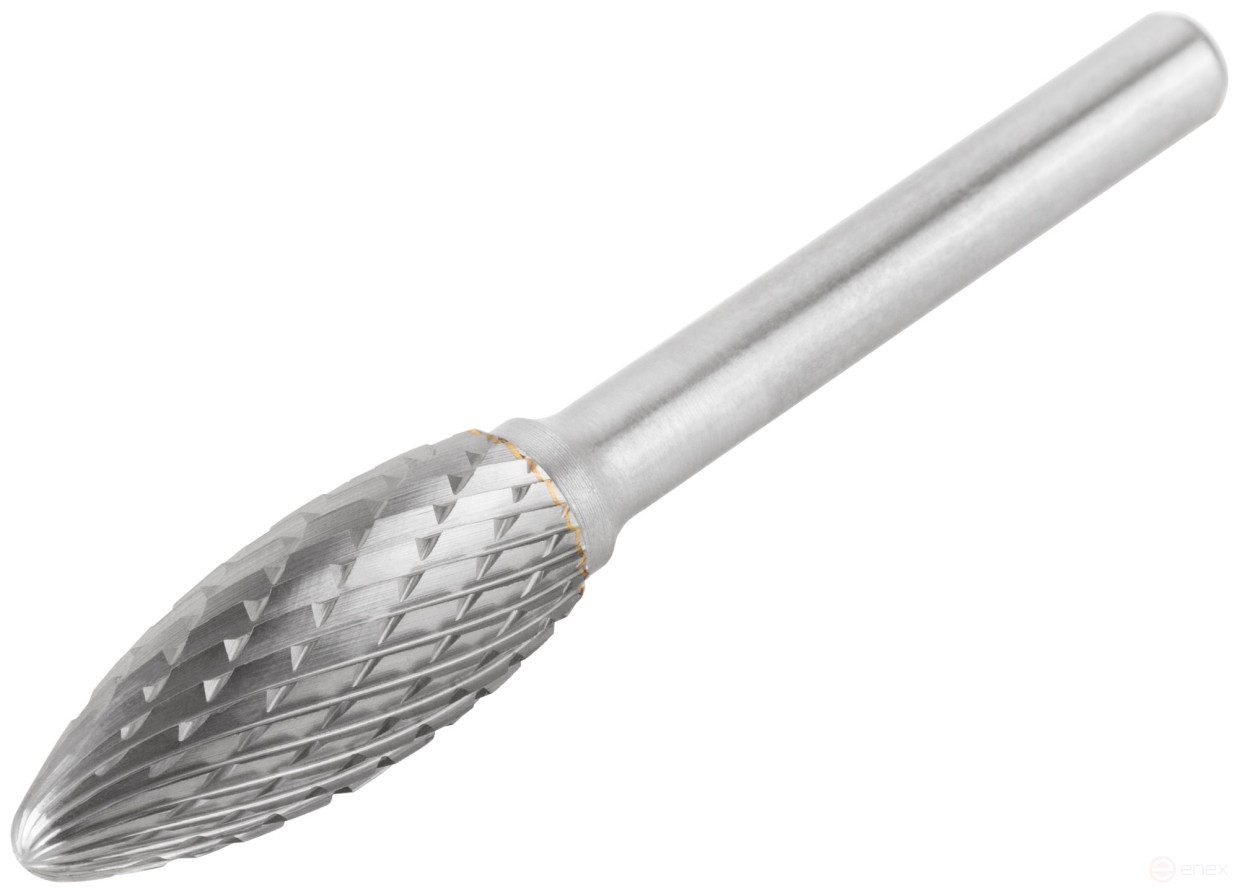 Carbide ball, 6 mm pin, type "H", ellipsoid 12x32x75 mm