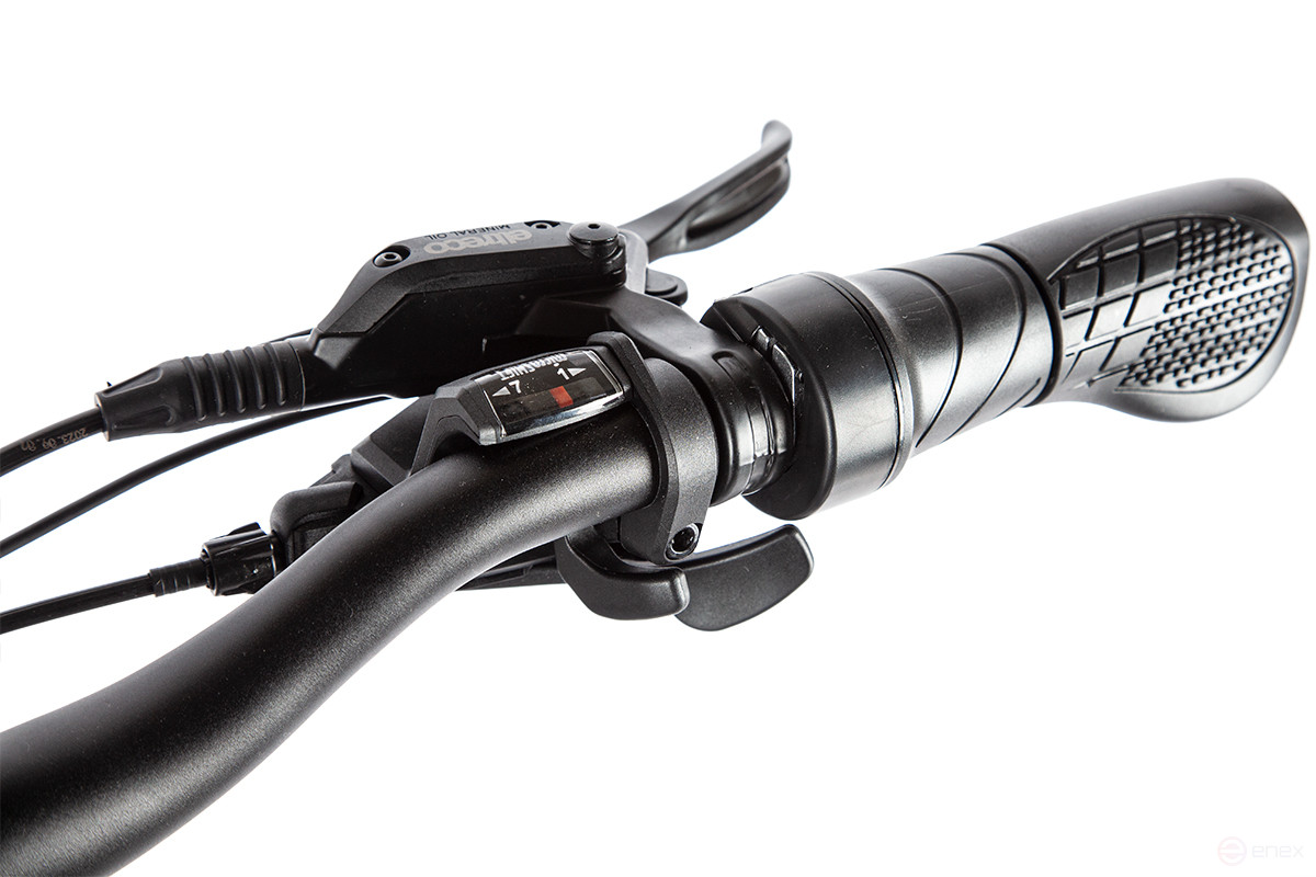 Велогибрид Eltreco XT 850 Pro Черно-зеленый-2673