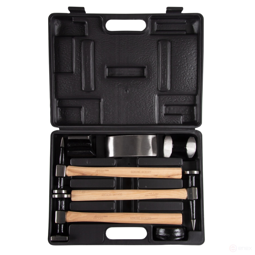 Set of straightening hammers and supports, 7 pieces AFFIX AF0117107C