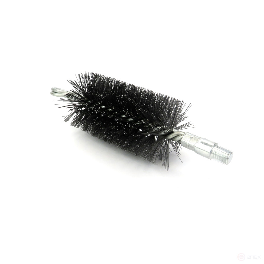 Ruff D58 reinforced with a ring, pile steel 0.30, M12 thread fit (14-358), brush for cleaning holes, heat exchanger, pipes, boilers, chimney