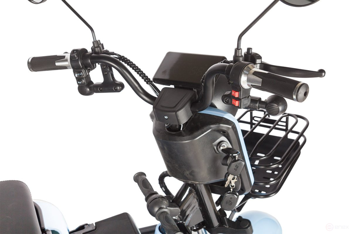 Electric tricycle Rutrike Gelbert Vega 48V/60V 600W, purple