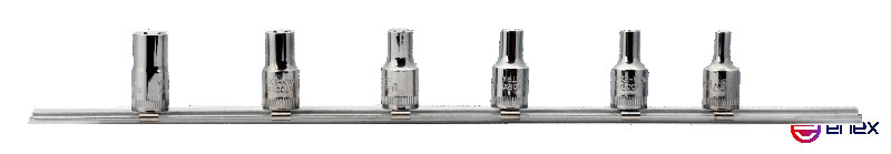 1/4" Set of end heads, 6 pcs.