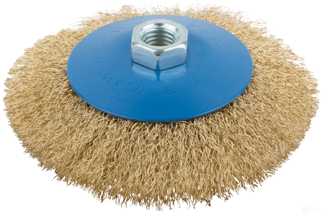 Cornice, type "wheel" with tilt, nut M14, steel wavy latuned wire 125 mm