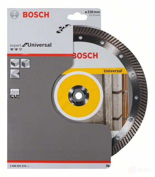 Алмазный отрезной круг Expert for Universal Turbo 230 x 22,23 x 2,8 x 12 mm