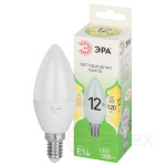 Лампа светодиодная ЭРА GREEN LINE LED B35-12W-830-E14 GL 12Вт свеча теплый свет E14