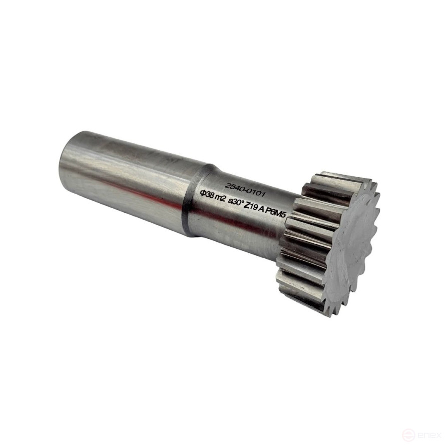 Долбяк хвостовой М 2.0, z=19, 30°, D=38 мм (2540-0101) TORNERI Т028233