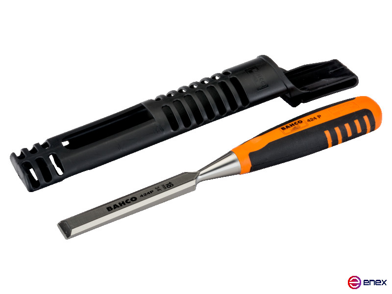 Стамеска с прорезиненной ручкой 25 мм