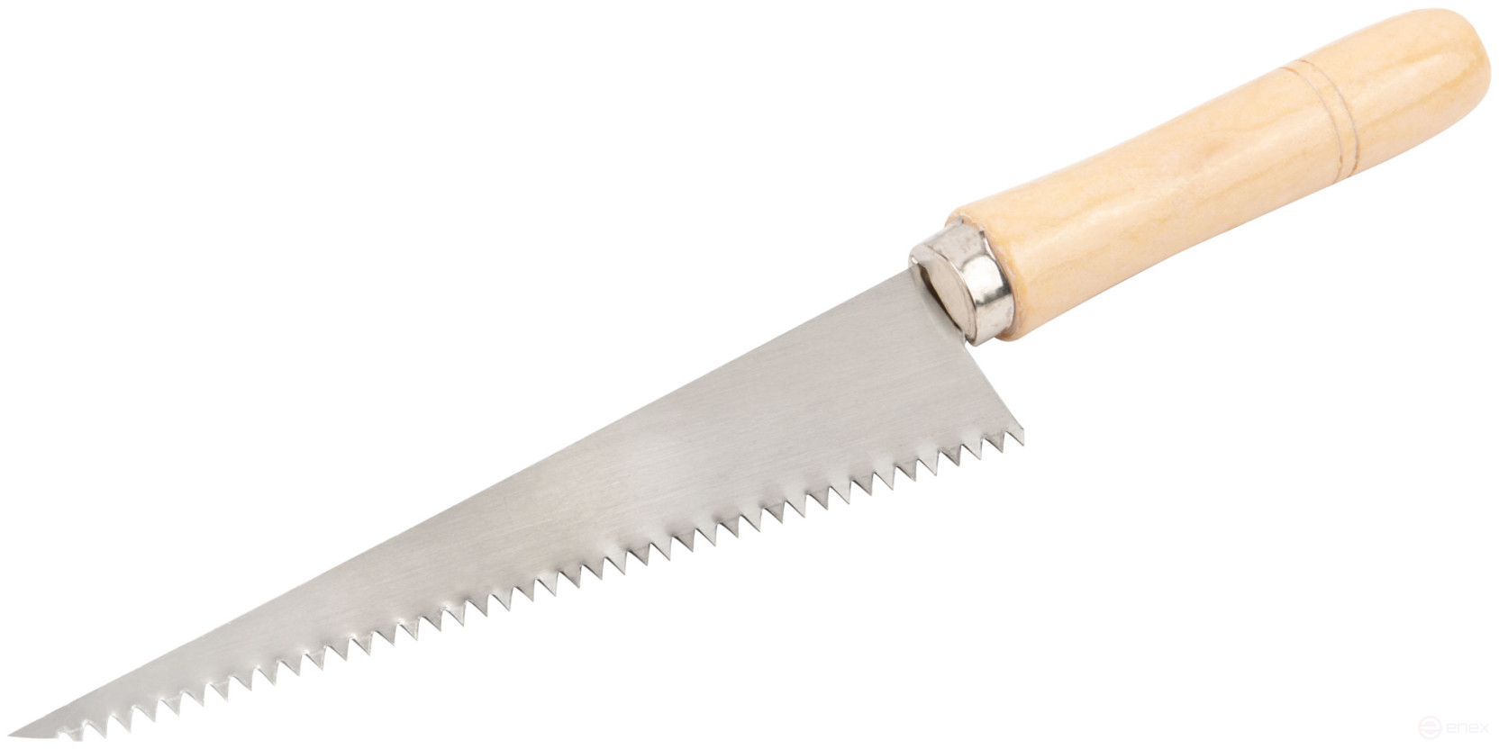 Manual hacksaw for drywall, wooden handle 175 mm