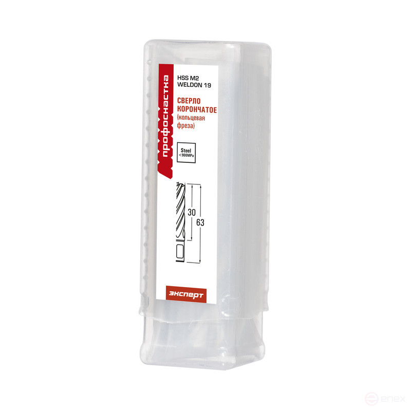 №104 корончатое сверло Ø14/30 мм HSS M2 WELDON 19 1 шт