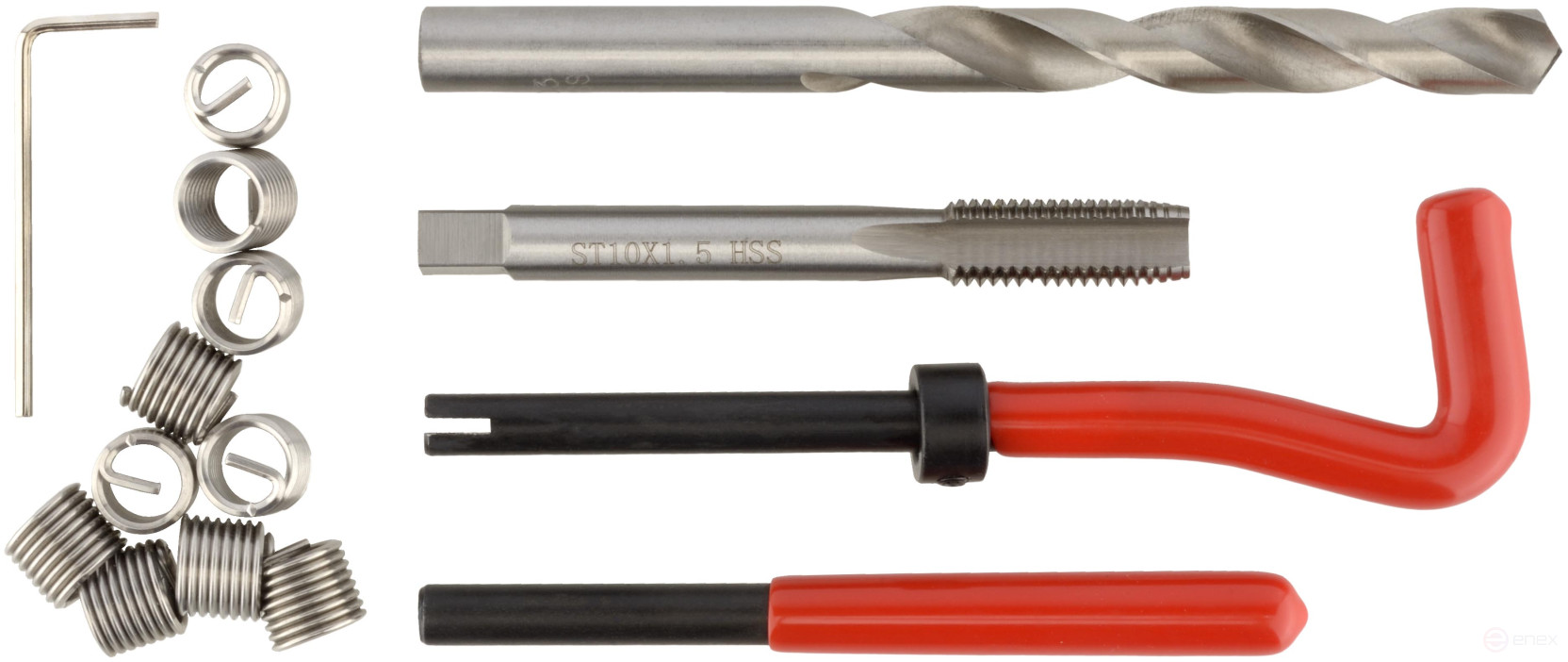 Thread repair kit M12*1.5 (15 pr.) Avtodor 40564