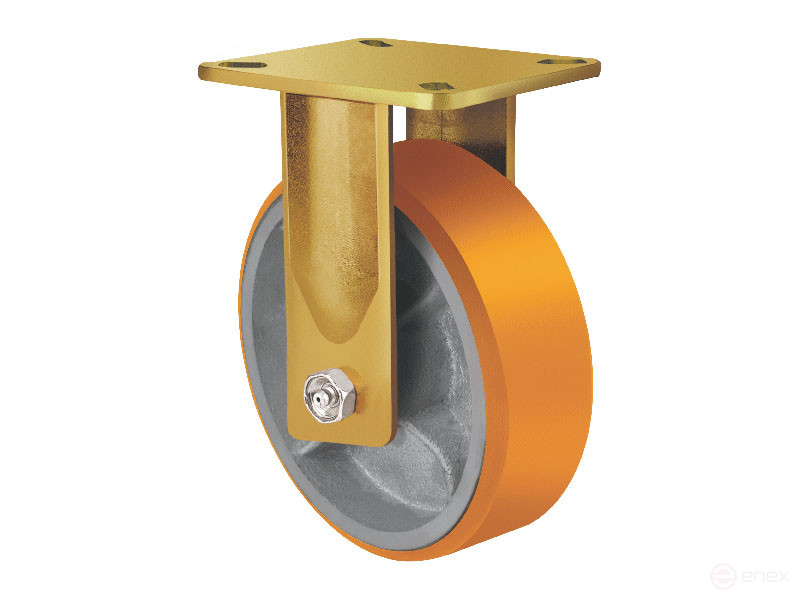 Колесная опора д.300 мм неповоротная большегрузная